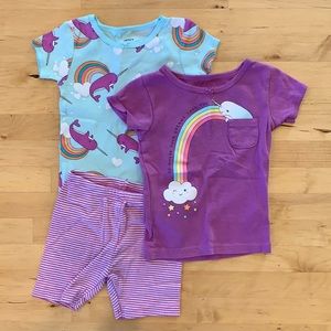 Carter’s Narwhals pj set 2T